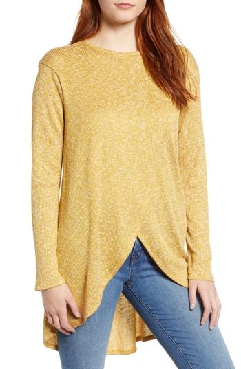 Women's Caslon High/low Tunic Top - Yellow