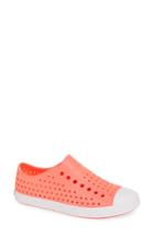Women's Native Shoes Jefferson Cap Toe Perforated Sneaker M - Coral