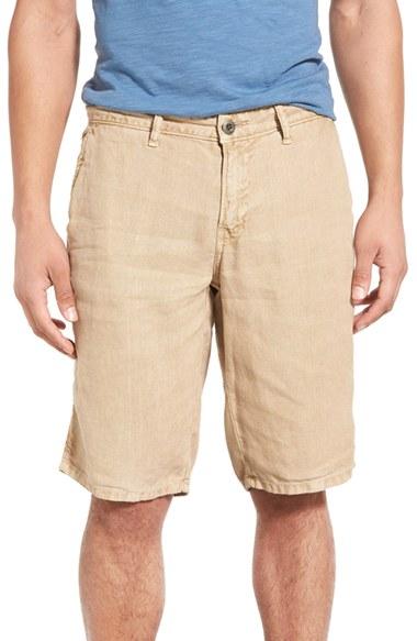 Men's Original Paperbacks 'havana' Linen Shorts
