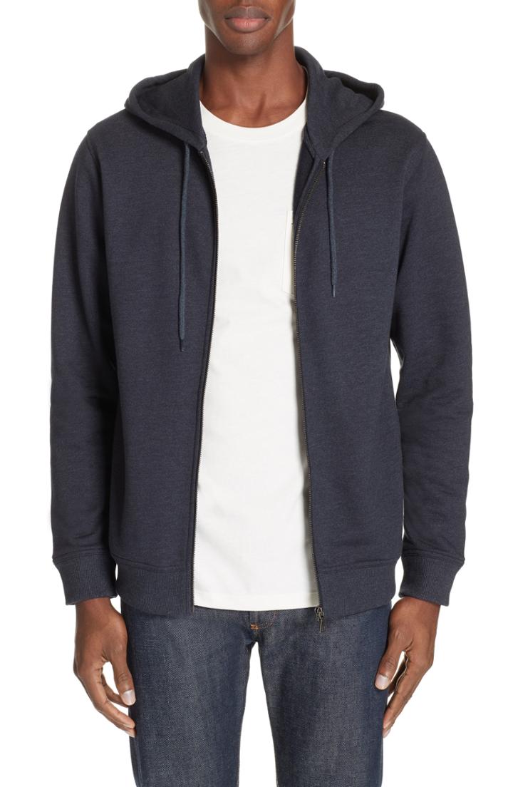 Men's A.p.c. Noah Zip Hoodie - Blue