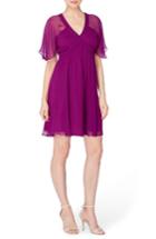 Women's Catherine Catherine Malandrino Odom Capelet Dress - Purple