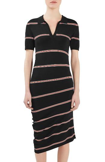 Women's Topshop Unique Margot Polo Midi Dress