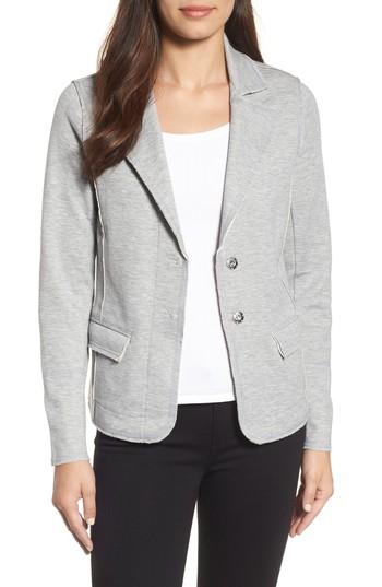 Women's Nic+zoe Knit Blazer - Grey