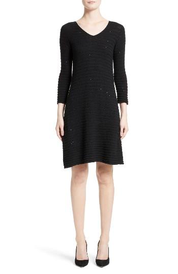 Women's Armani Collezioni Sequin Knit Dress