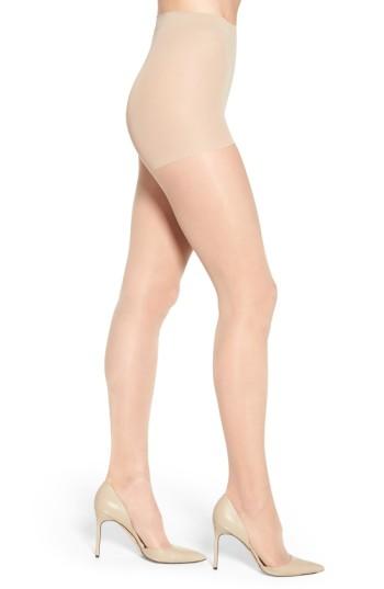 Women's Nordstrom Light Support Pantyhose, Size D - Beige