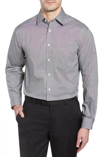 Men's Nordstrom Men's Shop Classic Fit Non-iron Solid Dress Shirt .5 - 32 - Grey