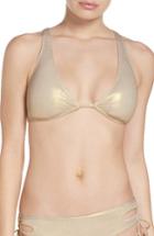 Women's The Bikini Lab Hot Shine Bikini Top