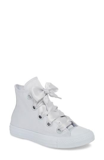 Women's Converse Chuck Taylor All Star Big Eyelet High Top Sneaker .5 M - Metallic