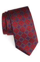 Men's Ermenegildo Zegna Medallion Woven Silk Tie