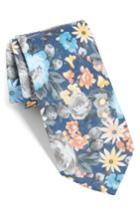 Men's The Tie Bar Duke Floral Linen Tie