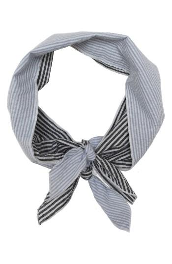 Women's Donni Charm Gigi Seersucker Skinny Scarf