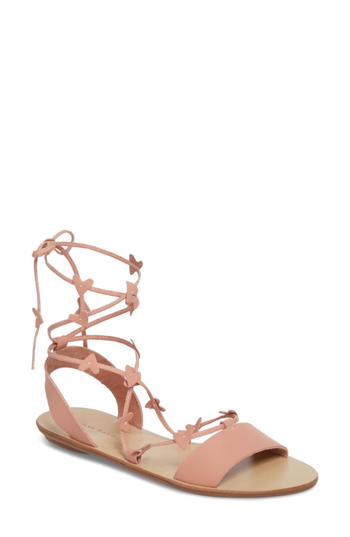Women's Loeffler Randall Heartla Wraparound Sandal .5 M - Pink