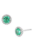 Women's Bony Levy Diamond & Emerald Stud Earrings (nordstrom Exclusive)
