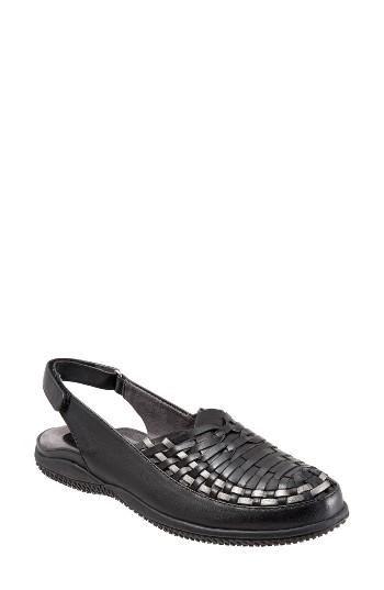 Women's Softwalk Harper Slingback Clog M - Black