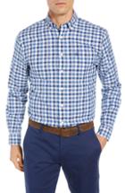 Men's Johnnie-o Arthur Fit Sport Shirt, Size Small - Blue