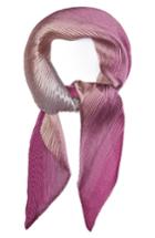 Women's Armani Collezioni Herringbone Plisse Scarf, Size - Pink