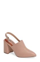 Women's Topshop Groove Block Heel Pump .5us / 38eu - Pink