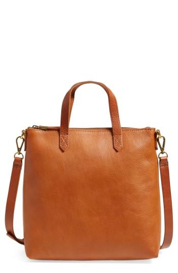 Madewell The Transport Leather Crossbody Bag - Brown