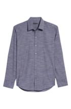 Men's Zachary Prell Dane Check Sport Shirt, Size - Blue