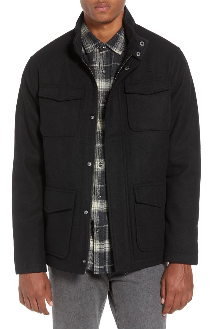 Men's The Rail Zip Front Jacket - Black