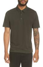 Men's Vince Mix Stitch Polo - Green