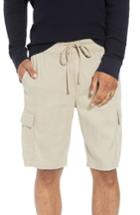 Men's Vince Stretch Linen & Cotton Cargo Shorts - Beige