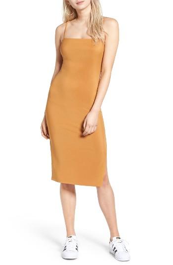 Women's Leith Stretch Midi Tube Dress - Orange