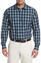 Men's Cutter & Buck Summerland Non-iron Plaid Sport Shirt