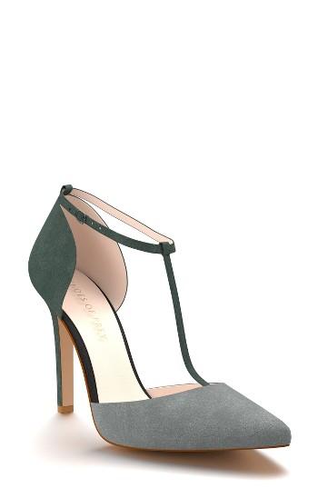 Women's Shoes Of Prey D'orsay T-strap Pump B - Green