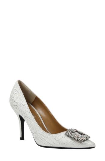 Women's J.renee Bilboa Pointy Toe Pump Aa - White