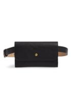 Treasure & Bond Faux Leather Belt Bag - Black