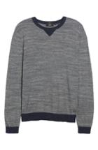 Men's Boss Pintor Slim Fit Fineline Stripe Sweater, Size - Blue