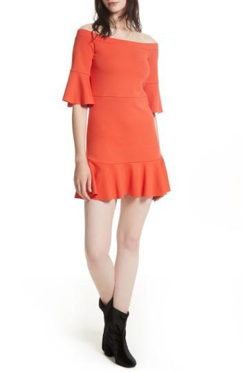 Women's Free People Flower Market Minidress - Coral