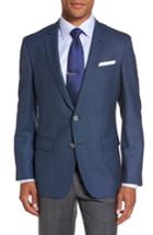 Men's Boss Hutsons Trim Fit Wool Blazer R - Blue