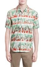 Men's Burberry Hadfield Trim Fit Short Sleeve Shirt