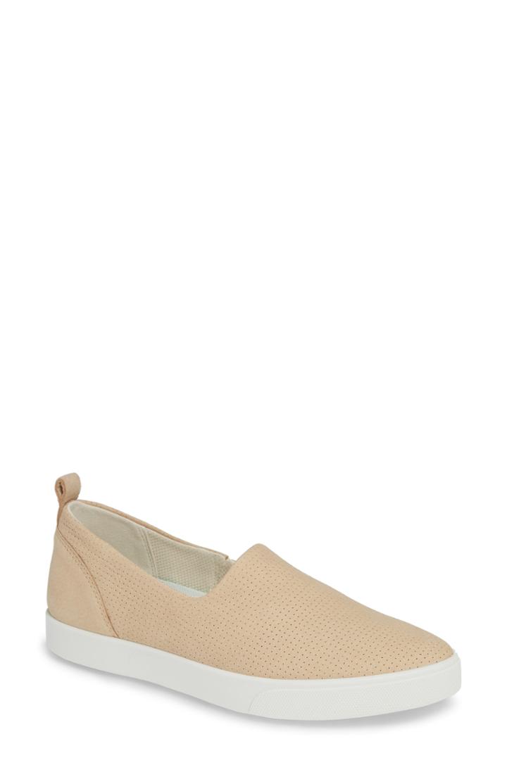 Women's Ecco Gillian Slip-on Sneaker -7.5us / 38eu - Beige