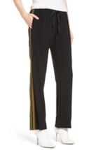 Women's Zadig & Voltaire Poeme Side Stripe Pants Us / 36 Fr - Black