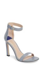 Women's Stuart Weitzman 100squarenudist Sandal .5 M - Blue