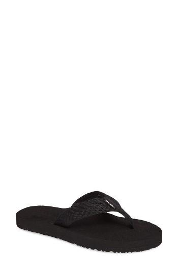 Women's Teva Mush Ii Flip Flop M - Black