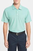 Men's Cutter & Buck 'blaine Oxford' Moisture Wicking Dry Tec Polo