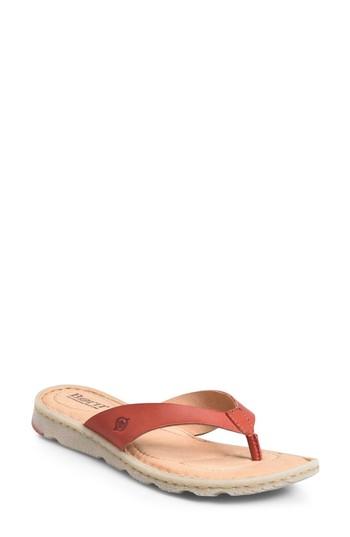 Women's B?rn Tobago Flip Flop M - Red