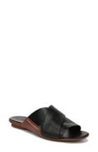 Women's Vince Tamara Cross Strap Slide Sandal M - Black