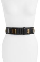 Women's Gucci Bees Leather Belt - Black