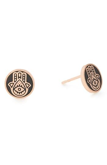 Women's Alex And Ani Hamsa Stud Earrings