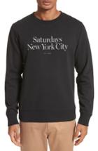 Men's Saturdays Nyc Bowery Miller Graphic Sweatshirt - Black