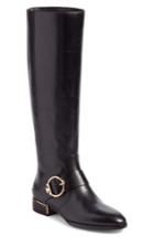 Women's Tory Burch Sofia Buckled Riding Boot Regular Calf M - Black