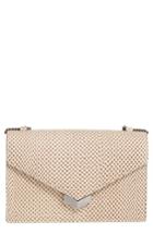 Jimmy Choo Leila Feather Embossed Leather Crossbody Bag -