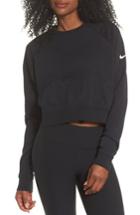 Women's Nike Long Sleeve Crop Training Top - Black