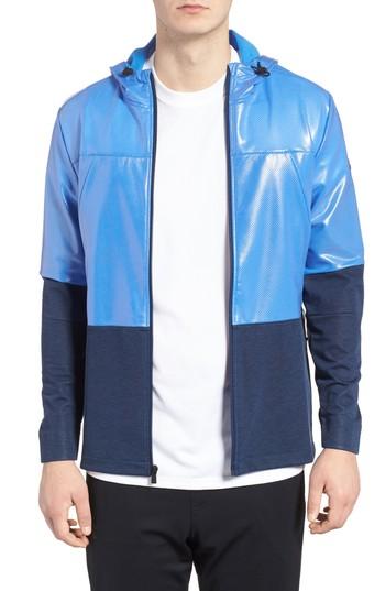 Men's Under Armour Shacket Hoodie - Blue