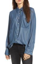 Women's Thread & Supply Velvet Shirt - Blue